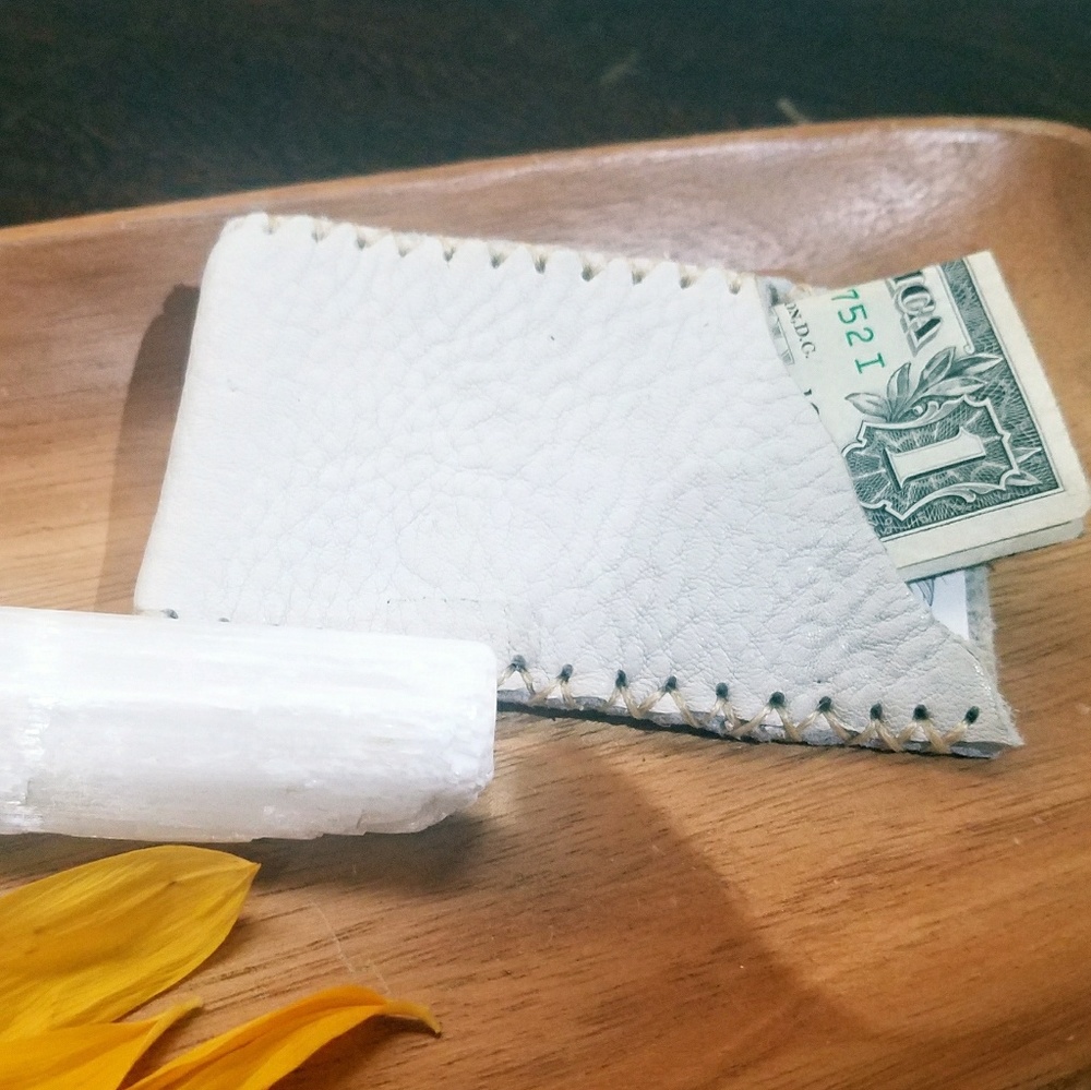 Leather card holder